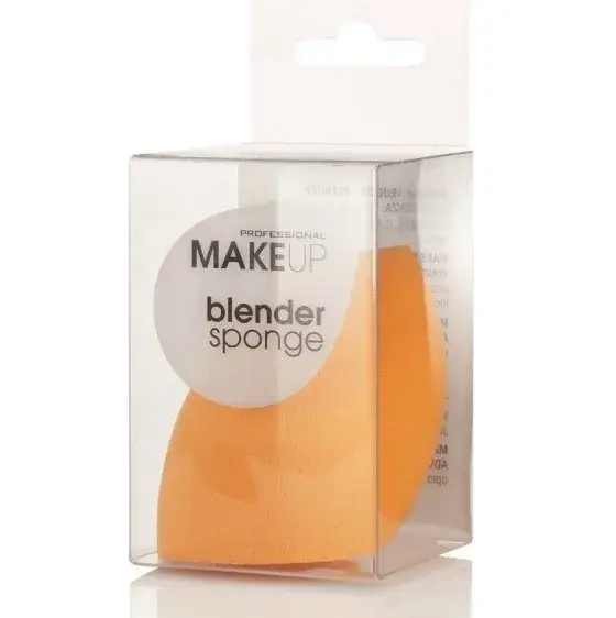 éponge blender de maquillage orange